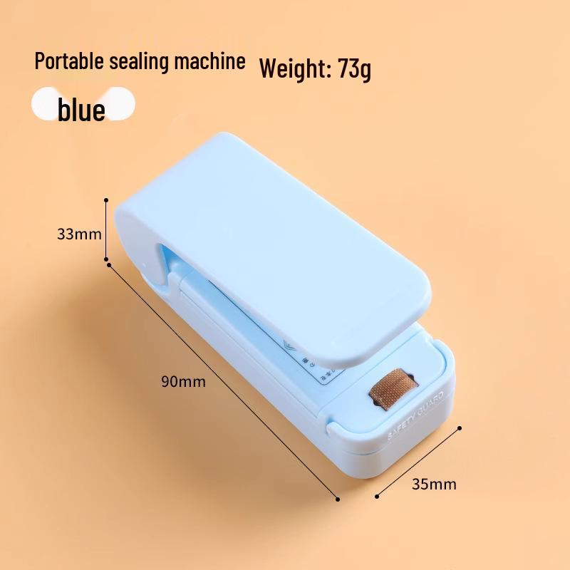 Мини вакуумный упаковщик для снеков: Портативный запайщик для бытовых пластиковых пакетов и сохранения свежести продуктов.