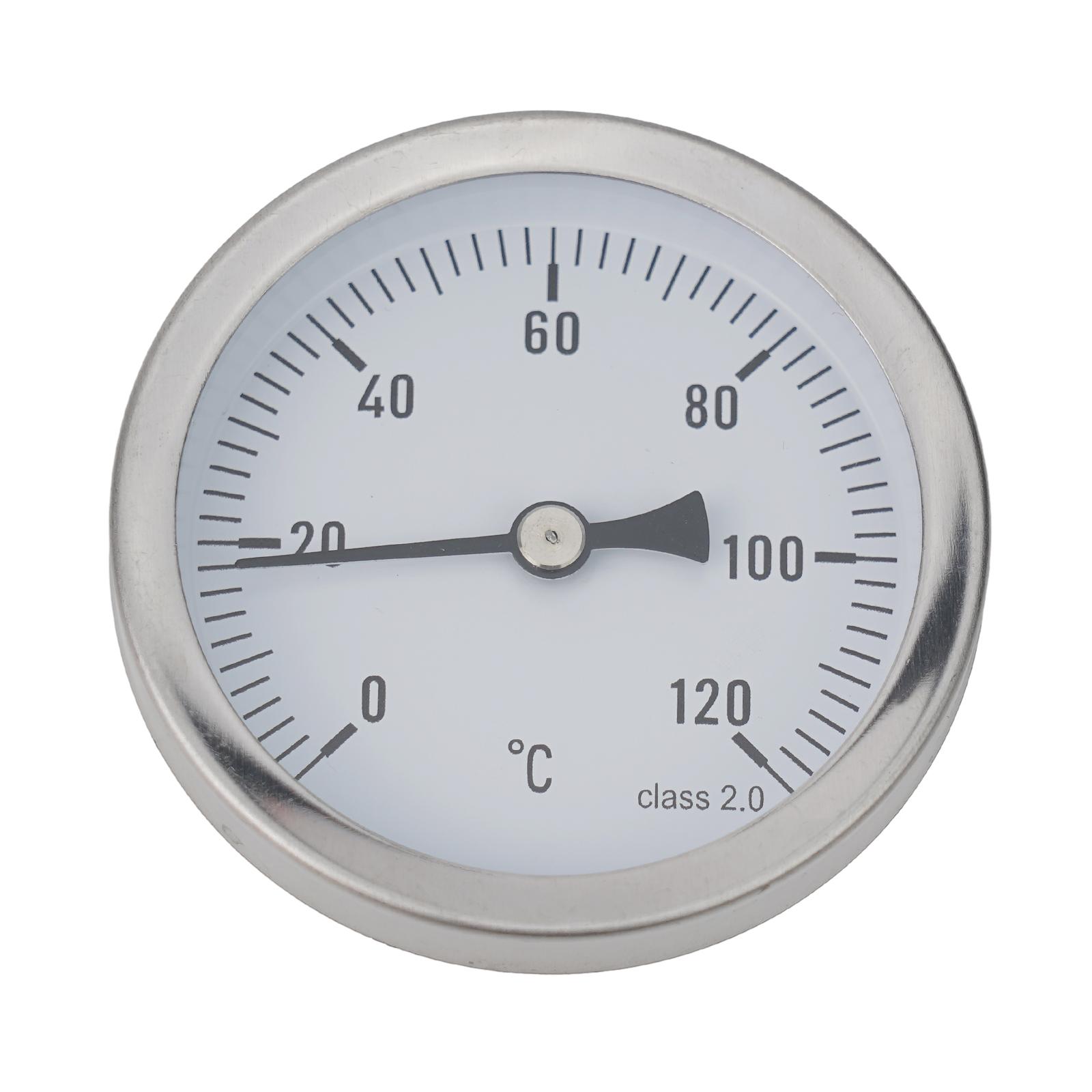 High Quality Thermometer Bimetal Thermometer 1/2\\\\\\\  Axial Screw-in Bimetallic Buffer Boiler Control Temperature China Mainland