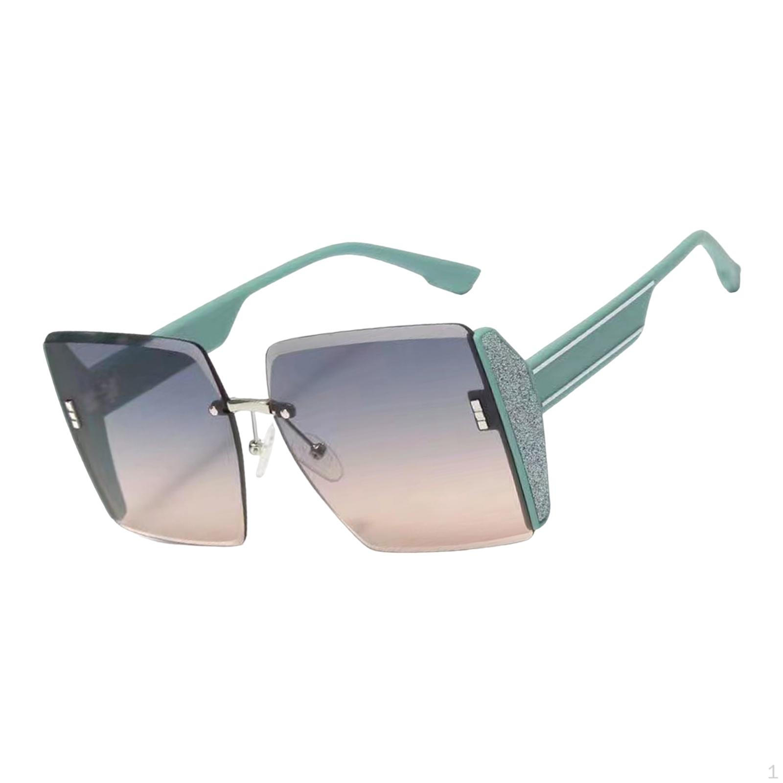 

Шикарні жіночі сонцезахисні окуляри з великою оправою для стильного захисту від сонця Green Frame