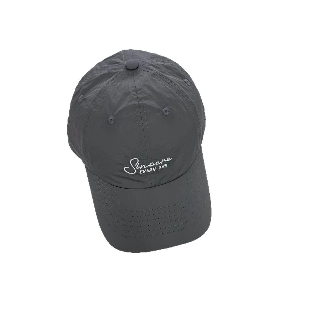 Spring and Summer New Quick-drying Baseball Cap Women's Versatile Letter Embroidered Cap Light and Breathable Sun Hat Men