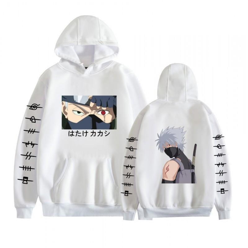 Anime Hoodie Naruto Inspired Casual Sweatshirt Teens Men Winter Warm Long Sleeve Pullover With 3D Pouch Pocket