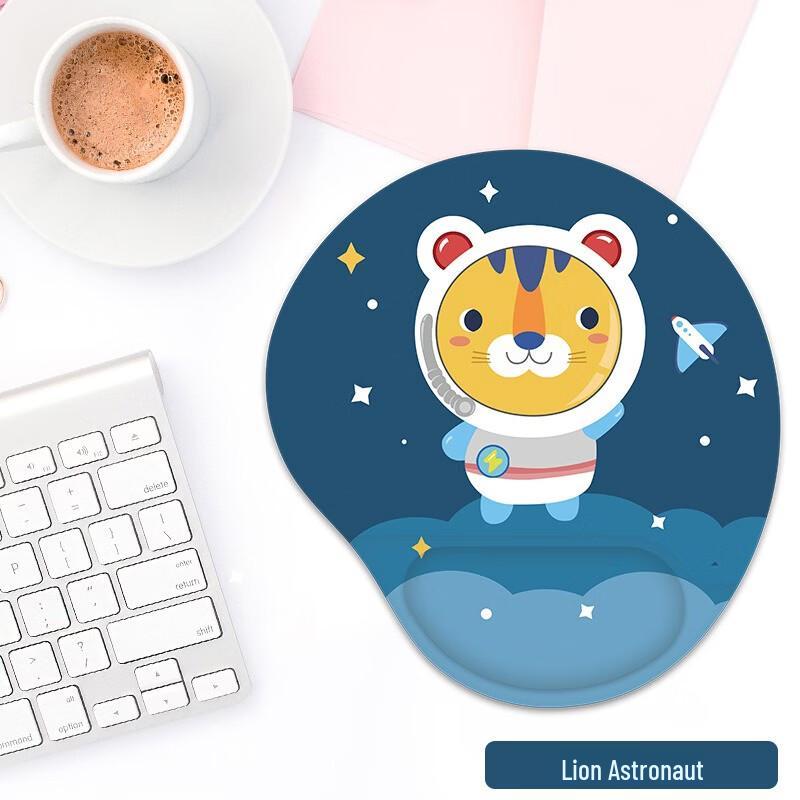 Fumaide Lion Astronaut Ergonomic Mouse Pad