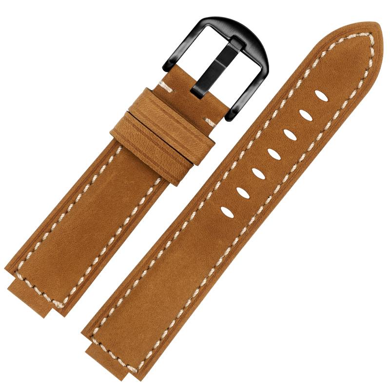 For Casio AP Farmhouse oak Watchband GA-2100 GM-2100 Modified frosted vintage leather watch strap 16m men Wrist band accessories
