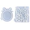 2pcs Christmas Tree Hangings Pendant Mould Elegant Home Decorations Mold Set