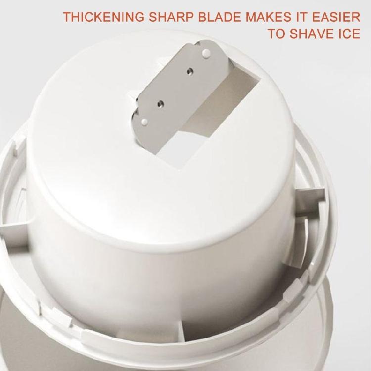 Practical Snow Cone Maker Refreshing Ice Drink Maker Manual Snow Cone Machine with Delicate Ice Molds