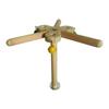 Spinning Bird Toy Colorful Windmill For Parakeets Cockatiels Dental Health Wooden Design