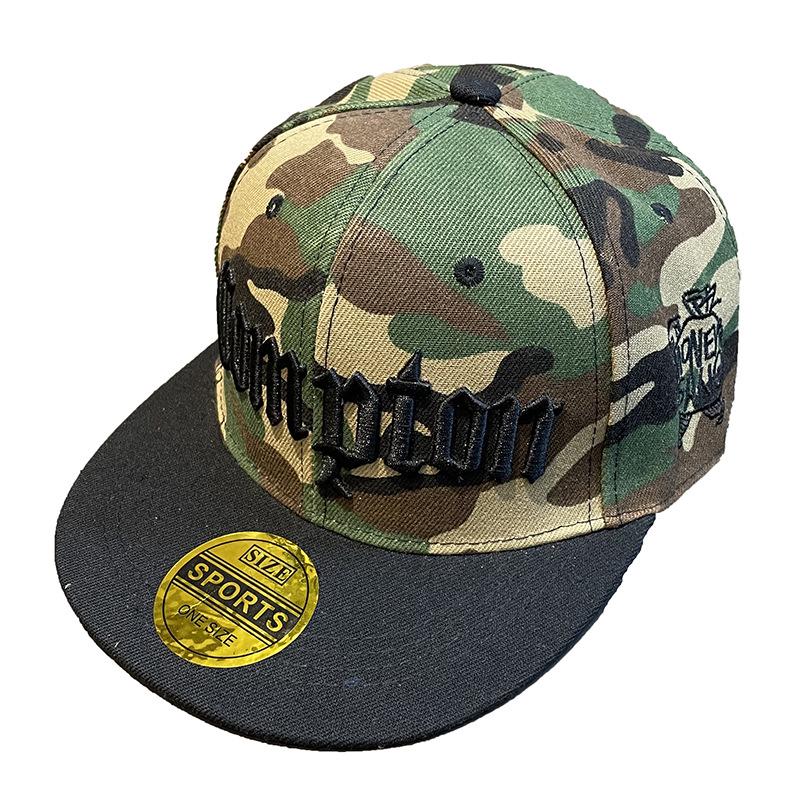 Frühling Herbst Camouflage Breitkrempige Hip Hop Kappe für Männer und Frauen