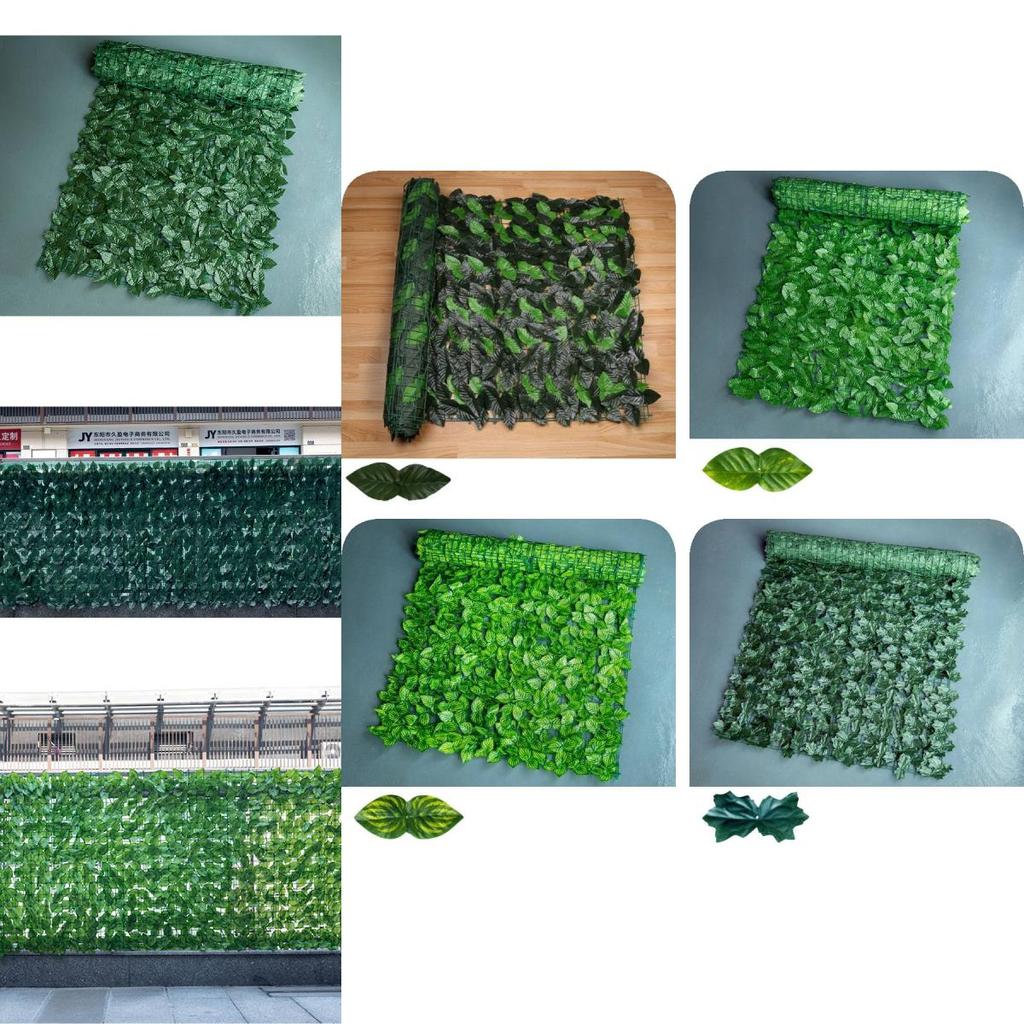 Üppig grünes künstliches Blattzaunpanel für Außendekoration und Sichtschutz