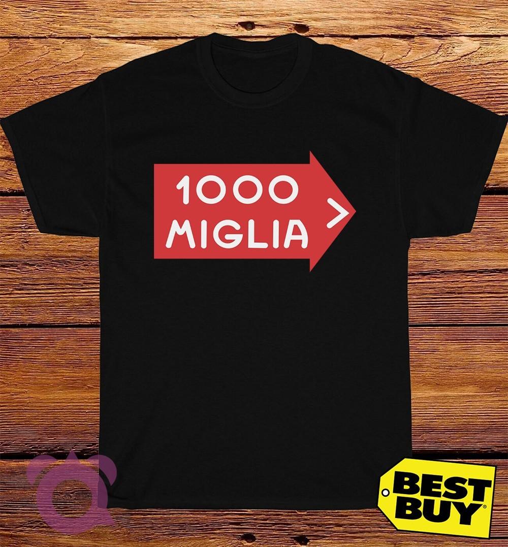 New Mille Miglia Logo Men s Funny T-Shirt Made In USA Size S to 5XL XXL