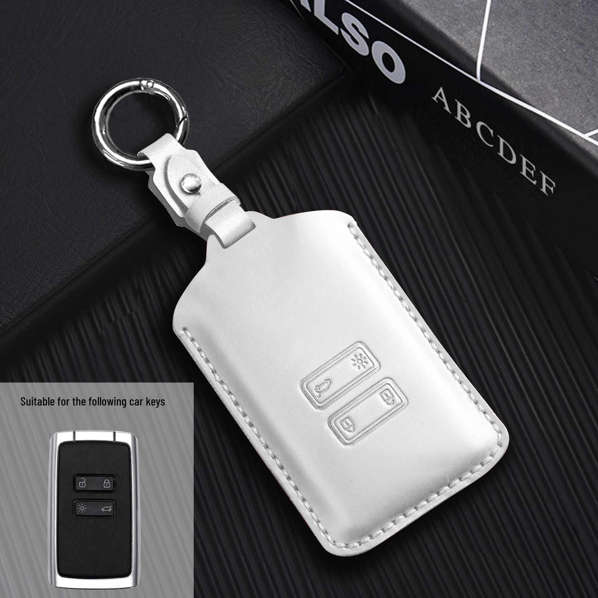 

Чехол для ключа Renault Koleos 2022: Защитный чехол для автомобиля Dongfeng Renault. белый