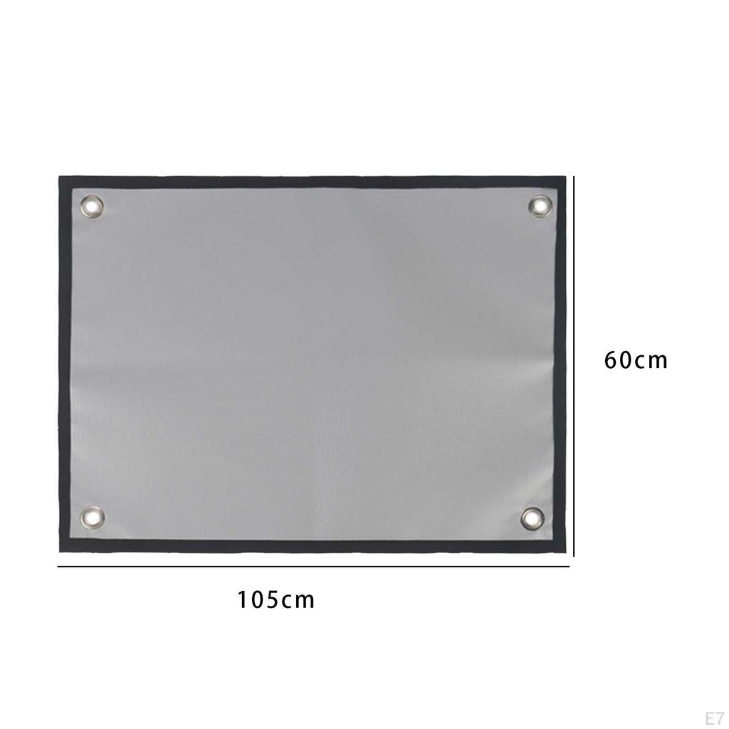 Camping Fire Outdoor Fireproof Blanket Wood Burning Protective Mat Grill for Party