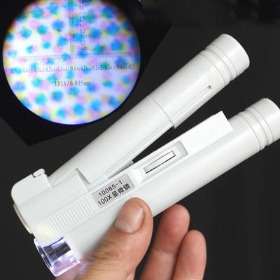 100x Tragbare Lupe Mit Licht Multifunktions Tasche Led Einstellbare Brennweite Mikroskop Lupe Handheld Schmuck Lupe Lupe