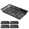 5PCS Fish Tank Planting Basket Plastic Hydroponic Net Pots for Aquarium Plants Cultivation