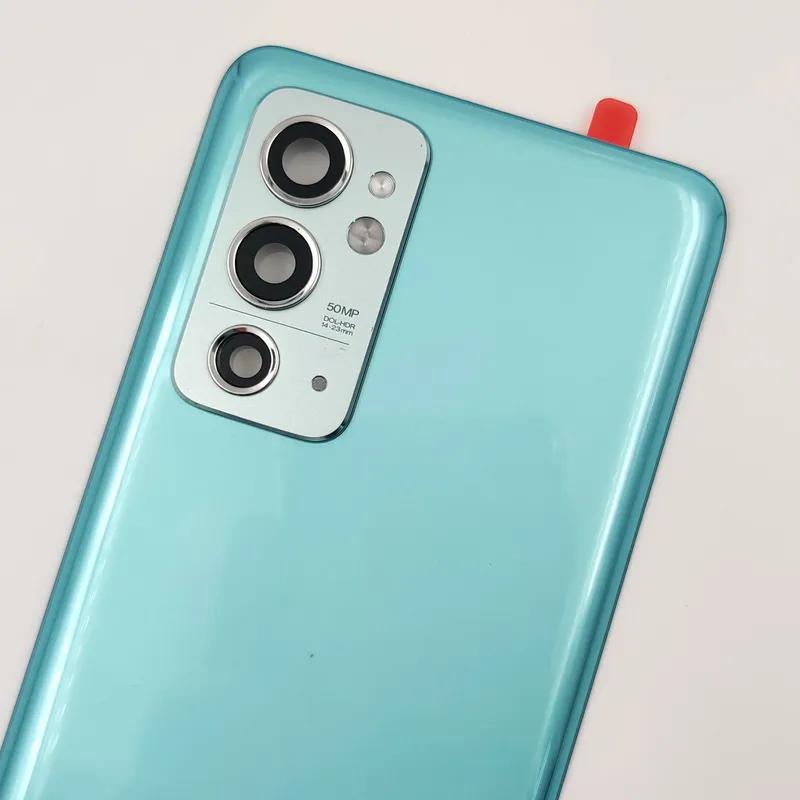 Glass Back Lid For OnePlus 9RT 5G Hard Battery Cover Rear Door Housing Panel Shell With Camera Lens Adhesive LOGO
