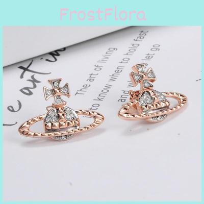 Vivienne Punk Style Geometrische Ohrringe mit Hochwertigem Kupfermaterial