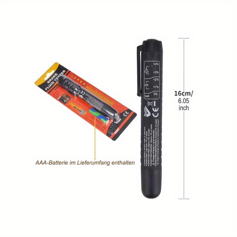 Auto Liquid Testing Brake Fluid Tester Pen 5 LED Indicator Display for Electronic Pen Brake Fluid Oil Tester Digital