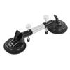 2 Jaws Suction Cup Angle Adjustable Rubber Pad Easy Grip Glass Lifter for Wood Ceramic 123mm