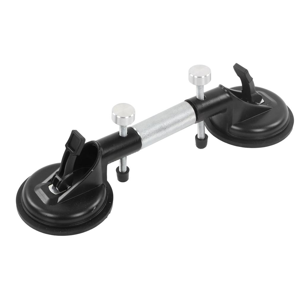 2 Jaws Suction Cup Angle Adjustable Rubber Pad Easy Grip Glass Lifter for Wood Ceramic 123mm