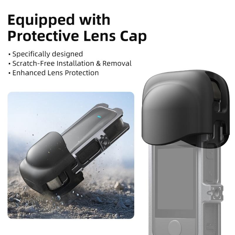 Quick Release Cage For X4 Air Action Camera Mount With Cold Shoe Full Protective Frame Case Accessories