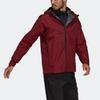 Adidas Terrex Gtx Paclite J Logo Printed Hooded Jacket Men Jacket Brick-Red HH9183