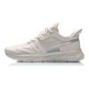 Li Ning Cushioning Running Shoes Cloud Mist White Women Sneakers ARHQ114-3