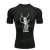 Man with Sports T-shirt Training Fitness Compression Summer Athletic Quick Dry Gym Workout Short Sleeve Rashguard for Tops Tight Suit