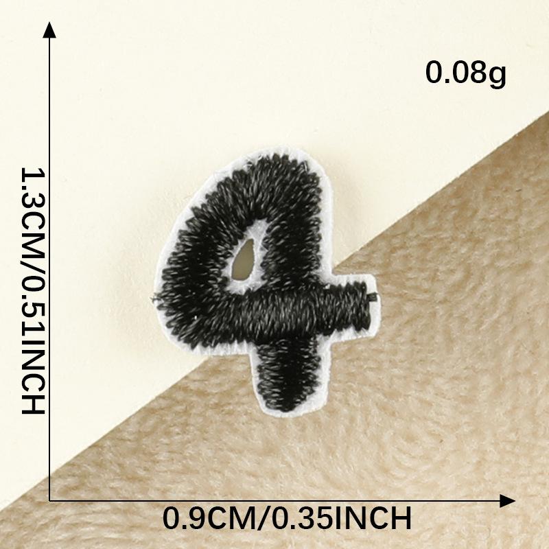 Embroidery Label Embroidery Sticker Cartoon English Patch Patch Accessories Badge < Unk > < Unk > Wappen Accessories Ironing Cloth Sticker