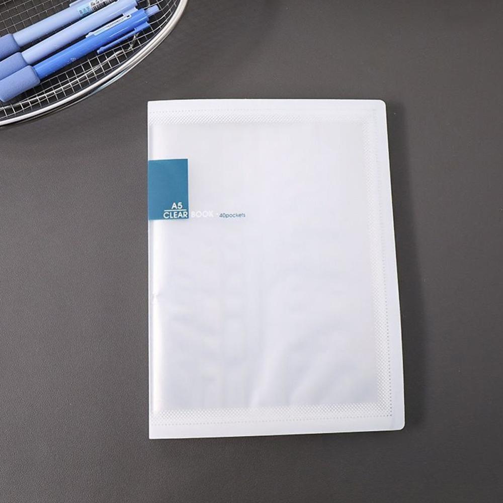 Transparent Landscape Sticker Storage Book 20/40 Pages A4/A5 Sticker Organizer File Bag  Students