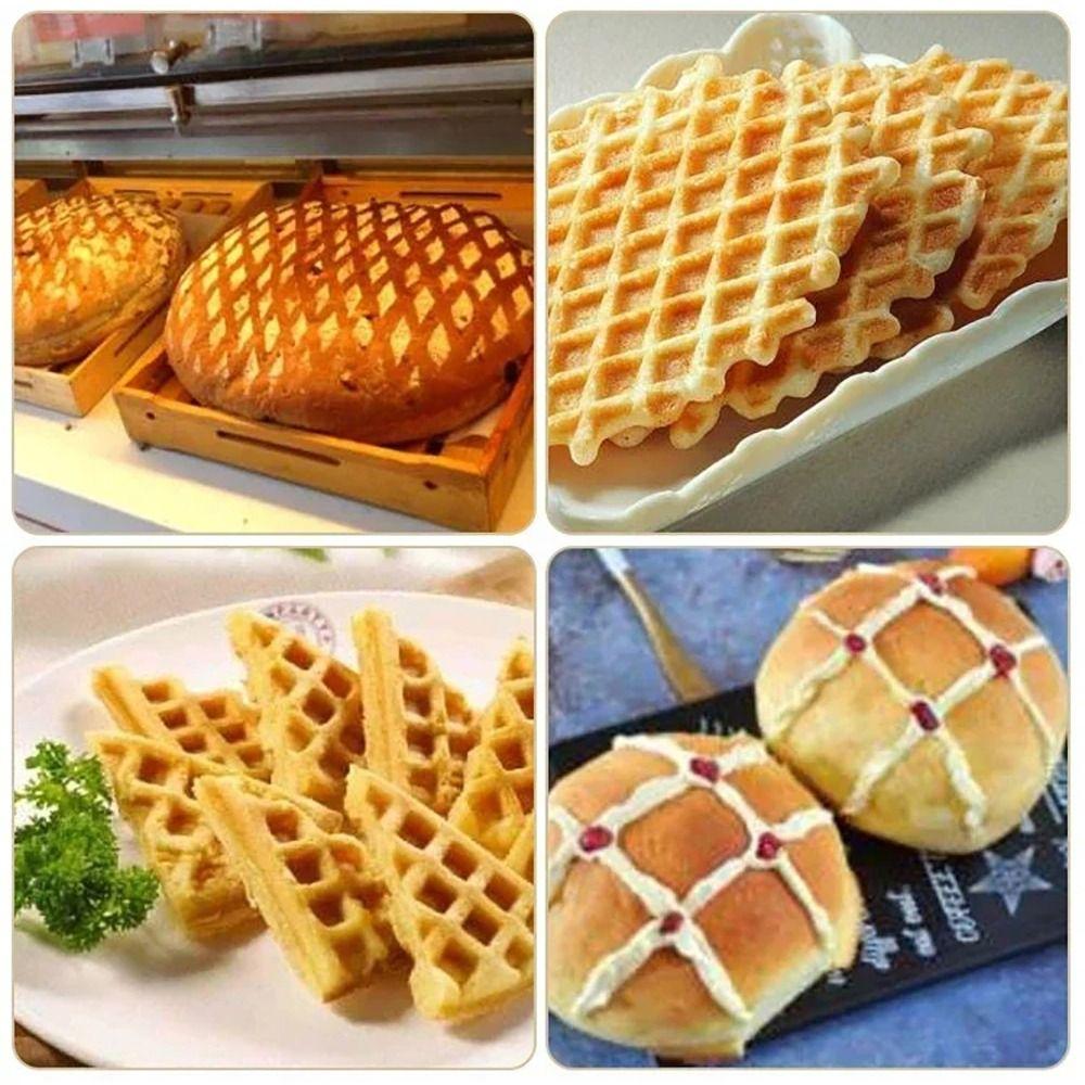 1Pcs Durable Plastic Dough Lattice Roller Cutters S/M/L Rolling Pull Net Wheel Cutters Cakes Baking Tool for Dough Cookie Pie