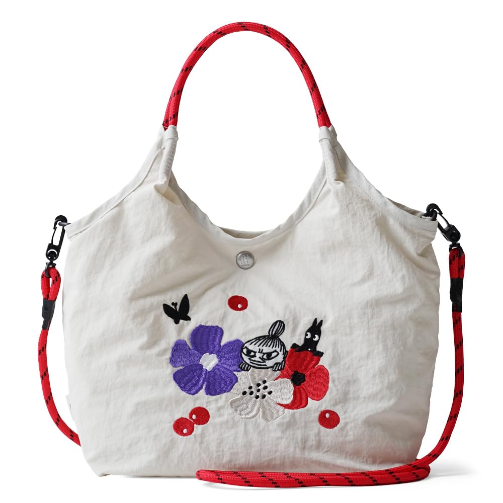 

MOOMIN Little and Hattifattener Embroidered Tote Richly Embroidered Shoulder Bag [Official] My, Snufkin, Stinky, Bag, Bag, 2-Way RMPK-02