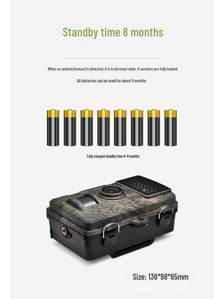 Outdoor Waterproof Infrared Wildlife Tracking Camera for Hunting Animals In the Garden.
