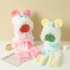 Children's Winter Set: Cute Hat with Airbag Ears, Scarf, and Gloves