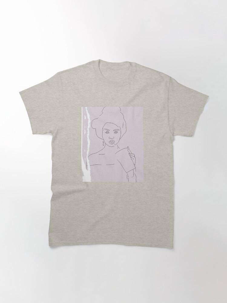 Selena Gomez Coffee Drawing Classic T-Shirt