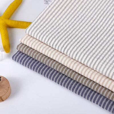 "Spot Cotton Yarn-Dyed Striped Fabric for Classic Men's, Women's, and Children's Clothing and Shirt Dresses"