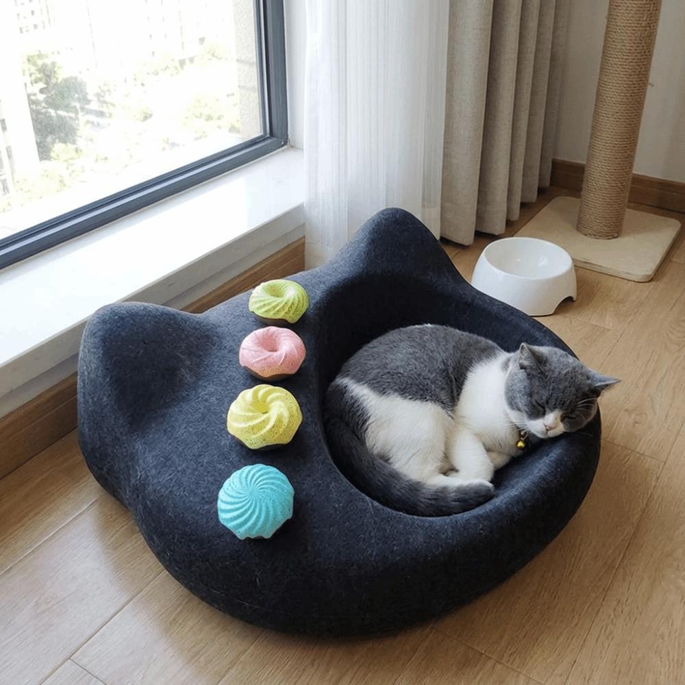 4pcs Mini Portable Pet Deodorizer Light Fragrance Litter Box Odor Remover  Indoor Pet Area