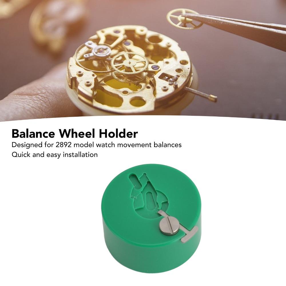 Easy Installation Balance Wheel Assembly Tool Green Watch Movement Balance Tool  For Watchmakers