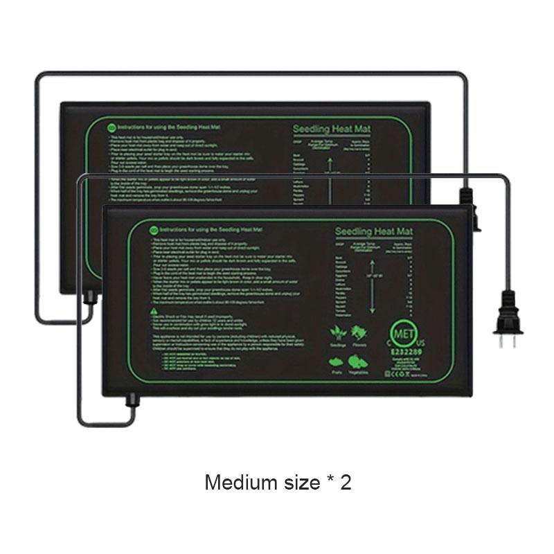 1/2/4pcs Durable waterproof seedling heating pad warm hydroponic heating pad for germination indoor gardening greenhouse US Plug