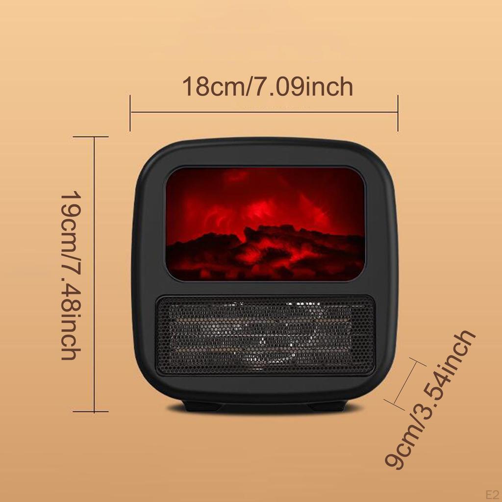 Portable Electric Heater Low Noise Space for Home Dormitory Office