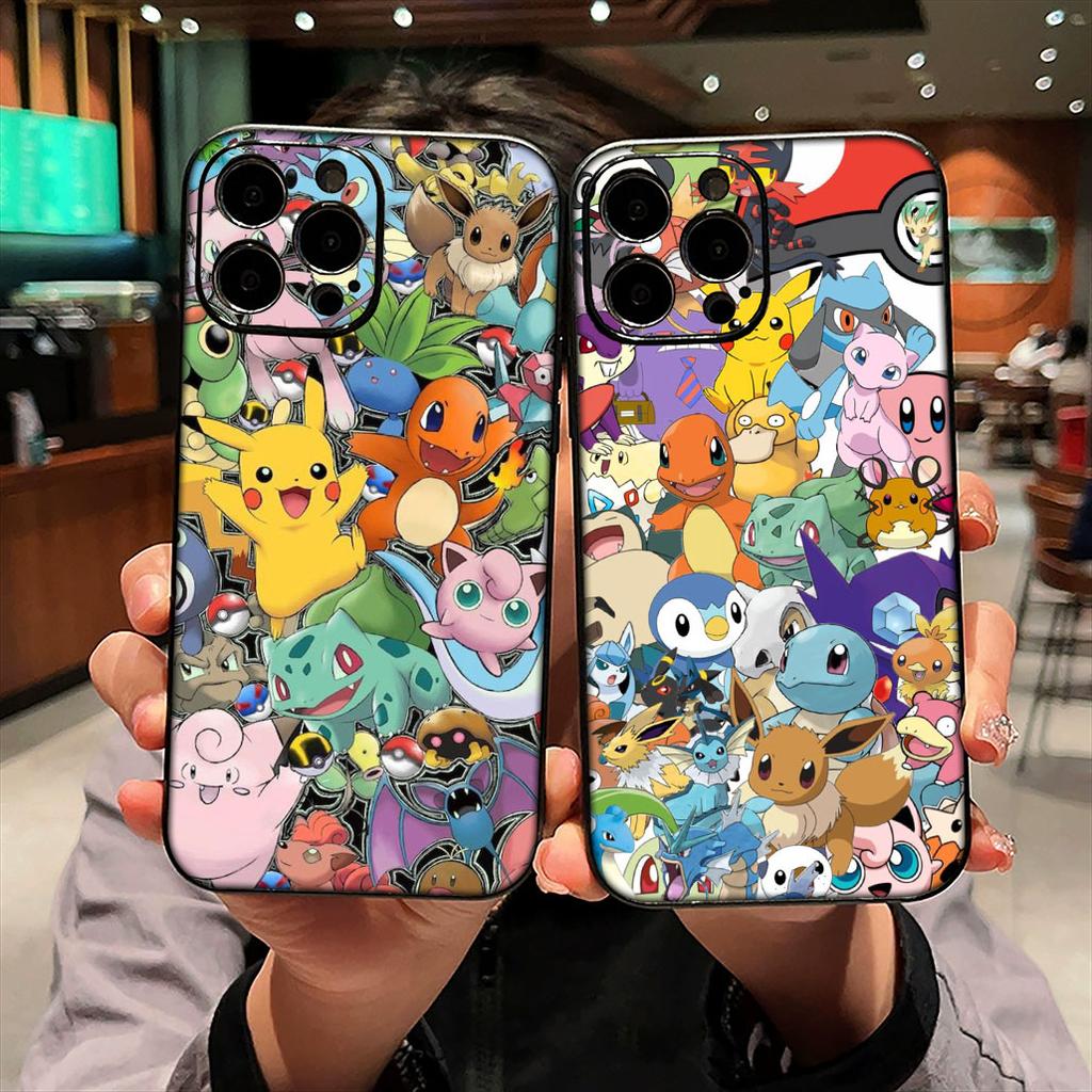 For Motorola Moto G04 G13 G14 G45 G22 G23 G20 G32 G34 G35 G64 G82 G84 G53 G60 E14 E15 E13 Case P-Pokemons GO P-Pikachus Gengar
