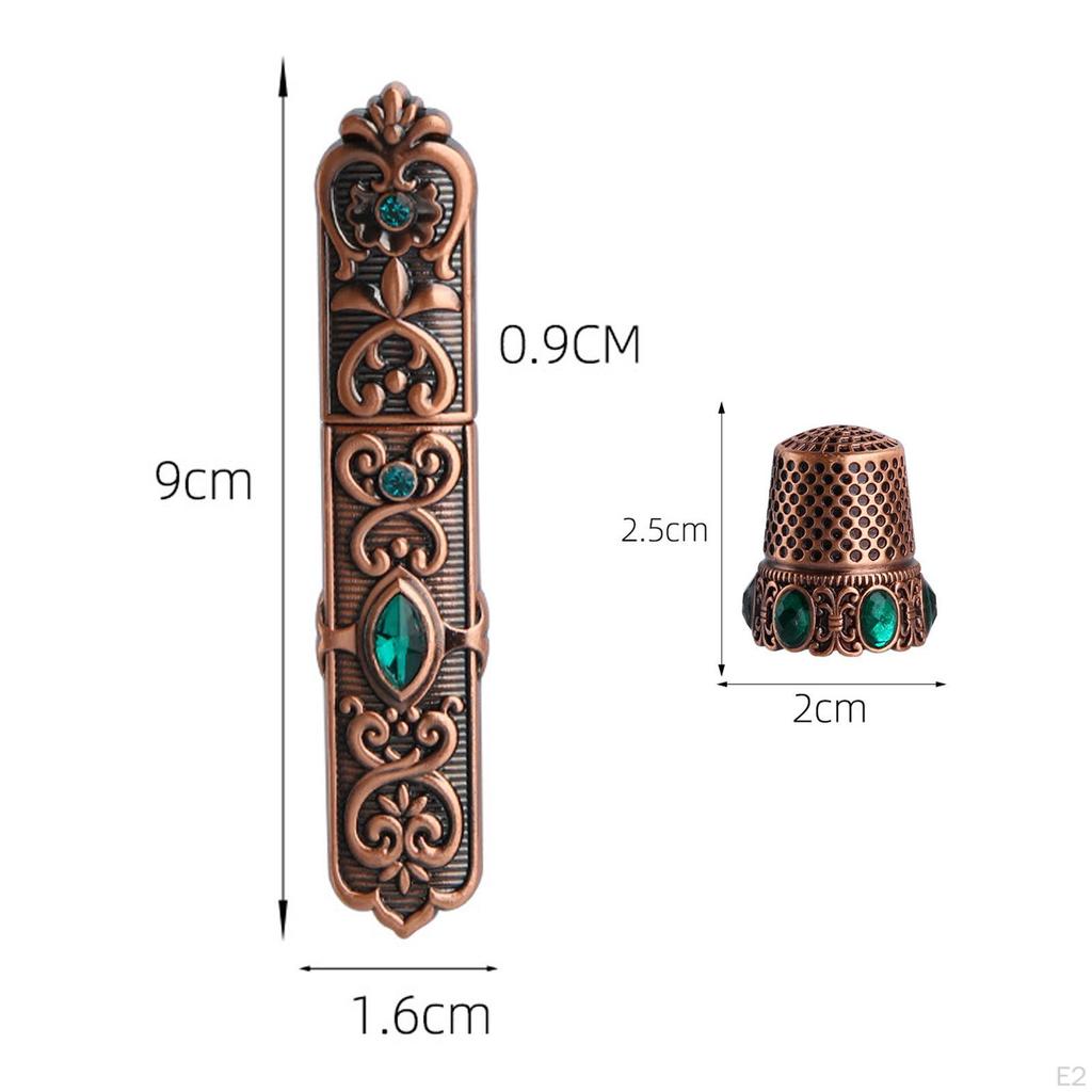 Deluxe Sewing Thimble Holder for Embroidery and Stitching