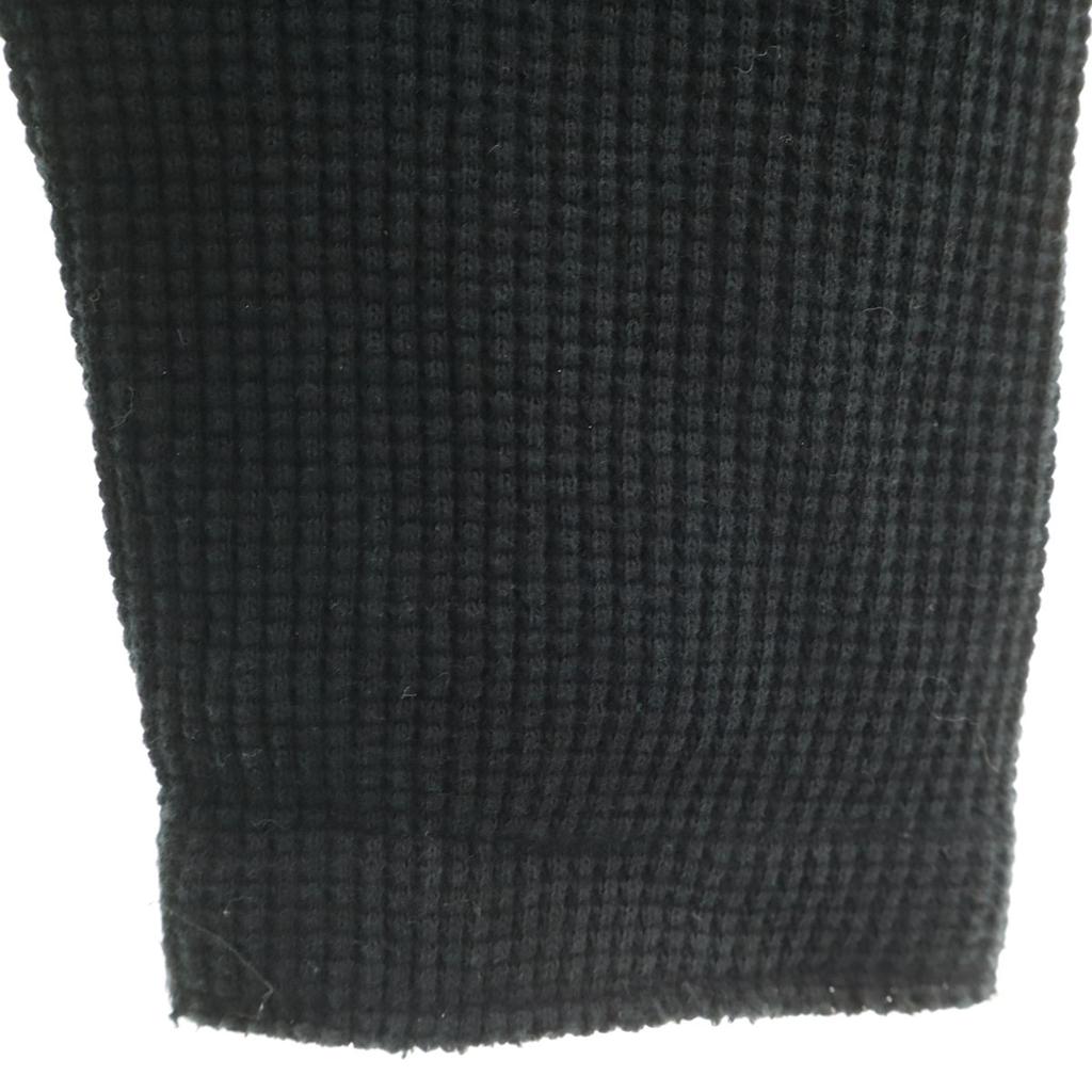 VADEL Made In Japan Long Sleeve Zip-up Hoodie Knit 48 Black Men's Used