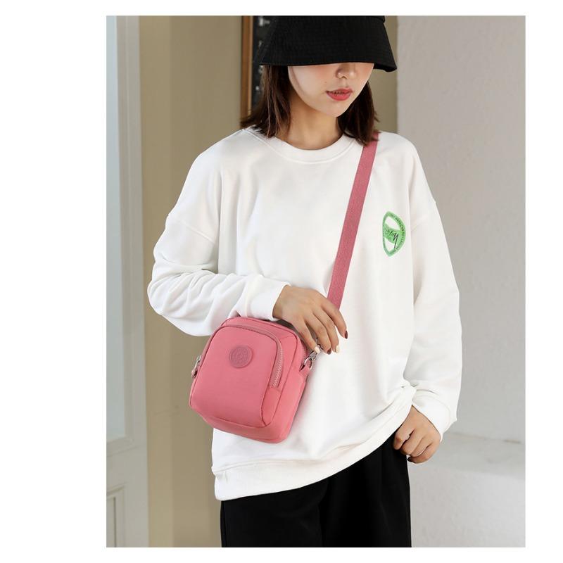 New Minimalist Multifunctional Fashion Small Crossbody Bag Nylon Fabric Women Bag Casual Bag Shoulder Crossbody Bag Coin Purse