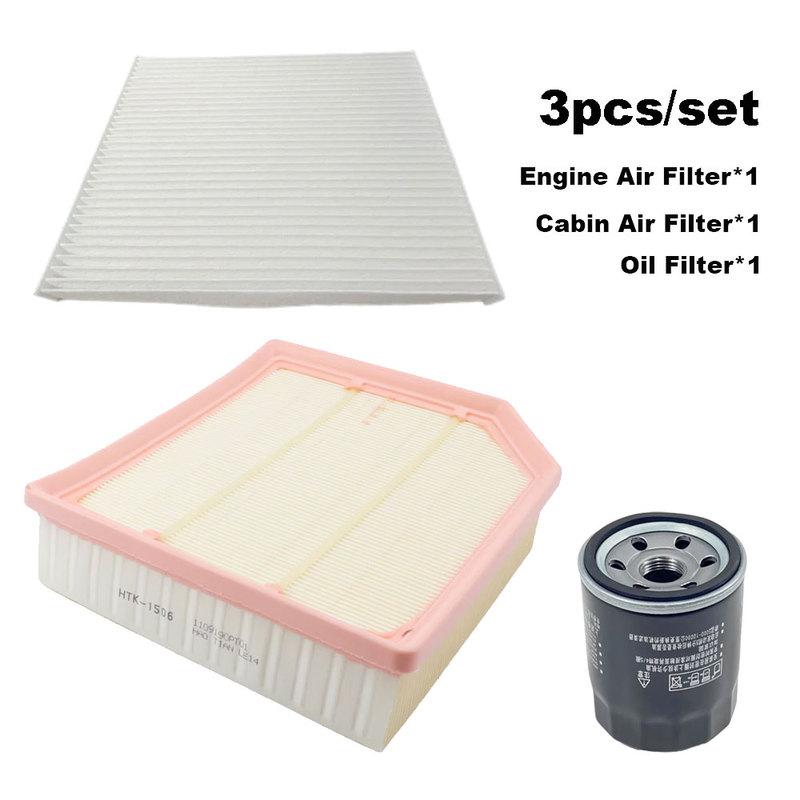 3pcs Filter Set For Changan Oshan X7 PLUS 1.5T 2024 2025 Oushang Engine AC Interior Air Oil Filter Kit Accessory