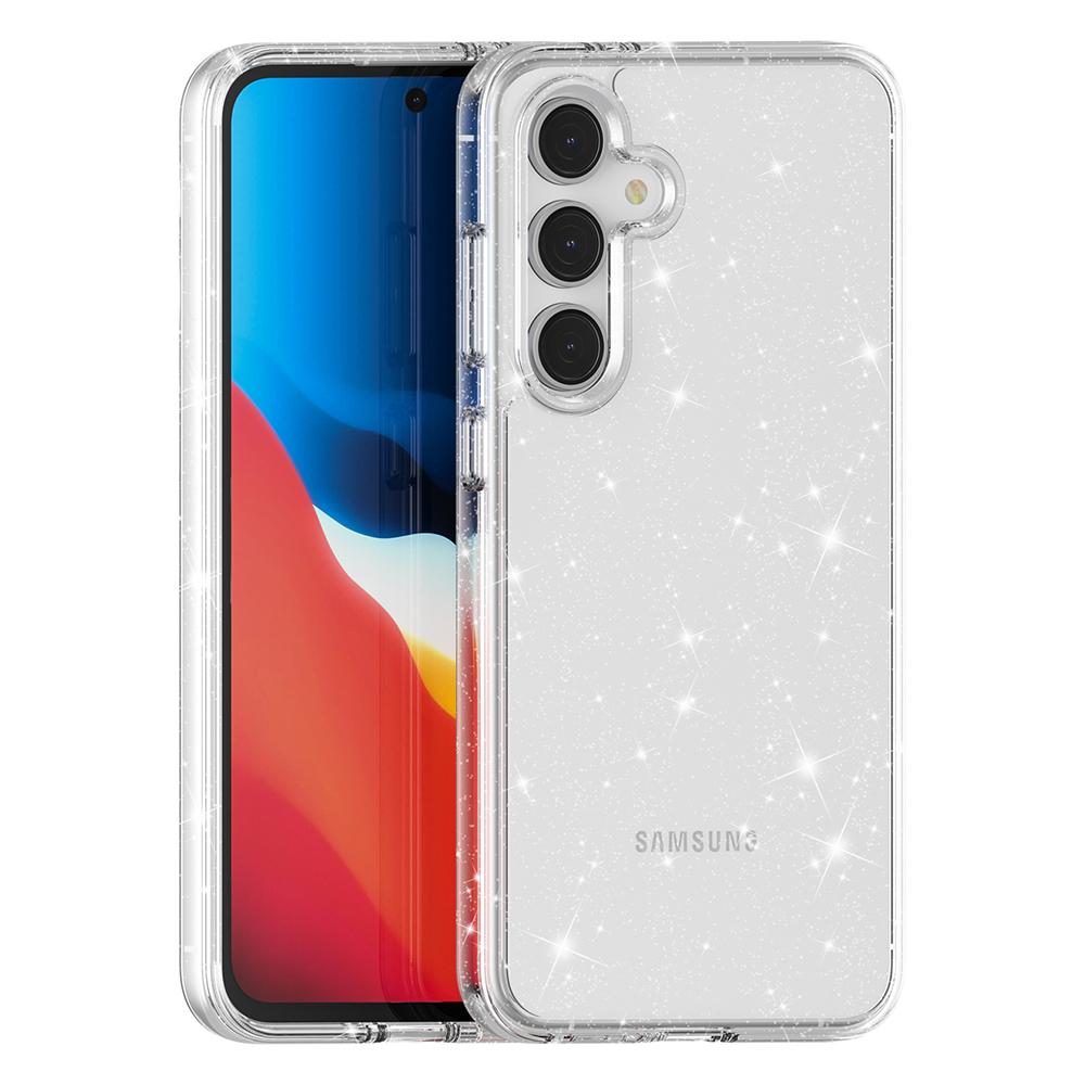 AMORUS For Samsung Galaxy S24 FE Case Soft TPU Hard PC Back Shockproof Phone Cover