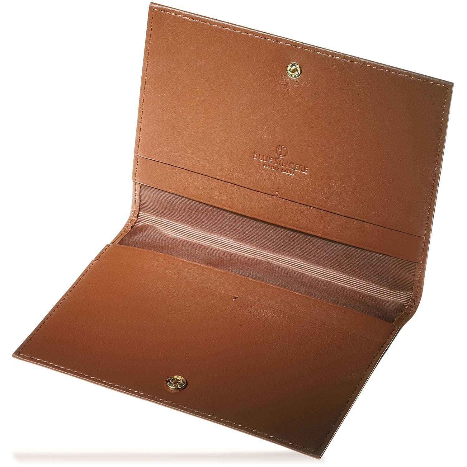 

[BLUE SINCERE] Slim Genuine Leather Passbook Case, Anti-Magnetic, Holds 8 Cards, Fits 4 Passbooks, Leather Passport Case, Card Case TC5 ([Medicine