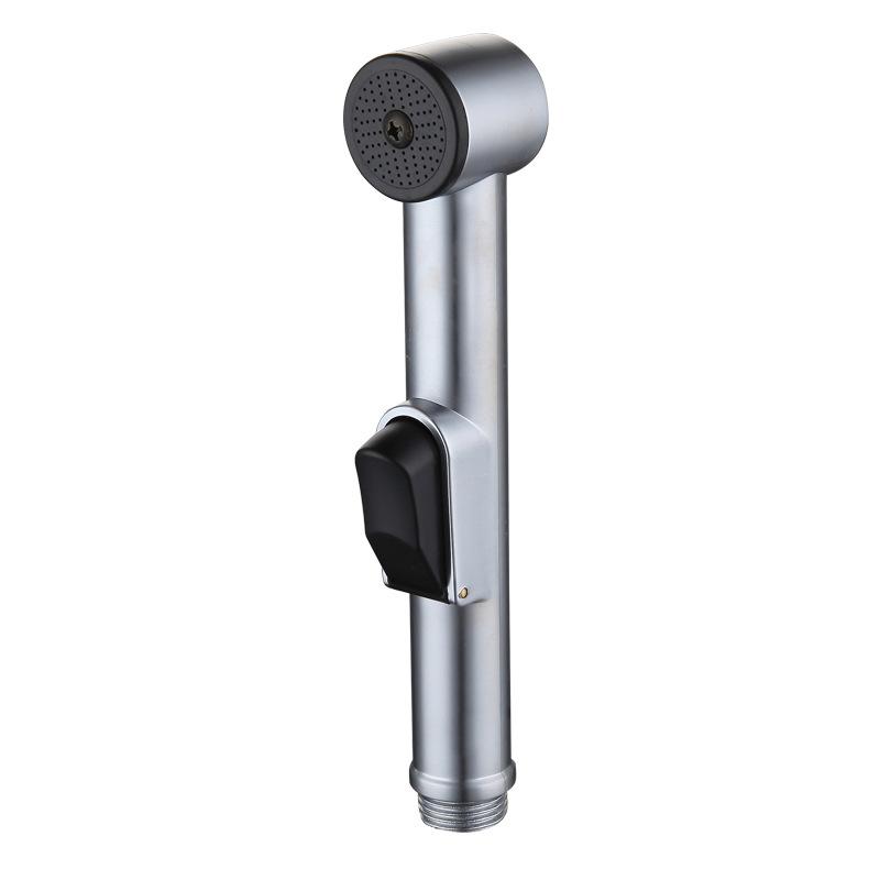 Bathroom ABS Hand Held Bidet Sprayer With Shower Wall Mounted Plastic Health Faucet square Toilet Bidet Shattaf (as the picture,ABS Plastic)