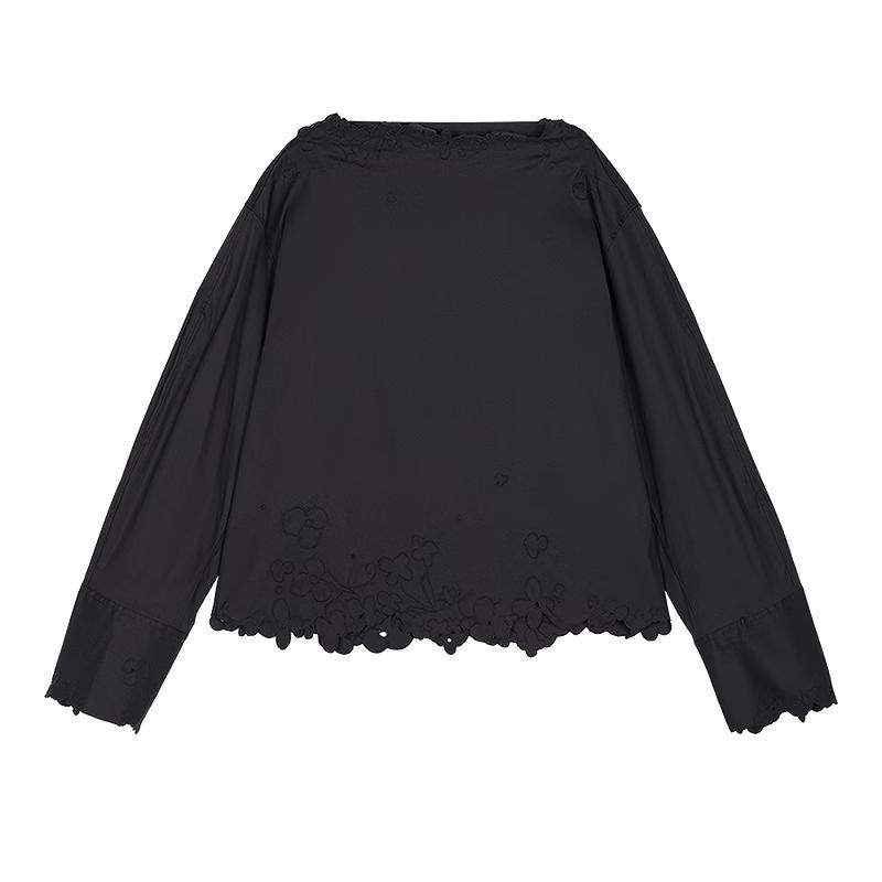 JNBY Off-Shoulder Loose Fit Shirt