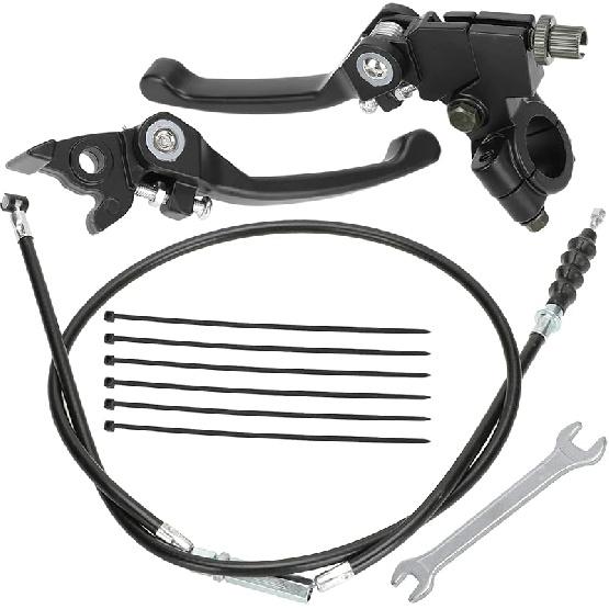 YOXUFA Folding Clutch Brake Lever Perch with Clutch Cable for 110cc 125cc 140cc 150cc Tao Tao DB17 Apollo RFZ DBX15 X18 X19 Z20 Thumpstar Kayo Xmotos