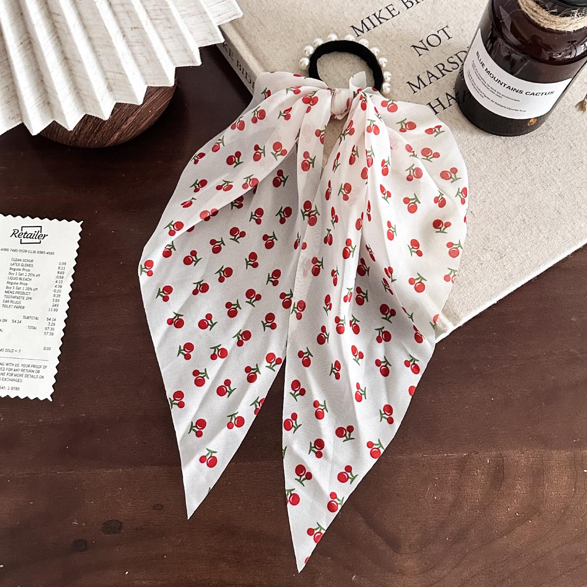 

Mori Style Pearl Braided Headband for Girls - Fairy Ribbon Tie Hair Accessory