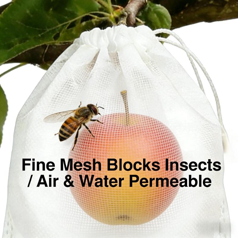50pcs Permeable Breathable Insect-Proof Covers Fruit Trees Net Bags For Protect Apples Grapes From Birds Gardening Accessories
